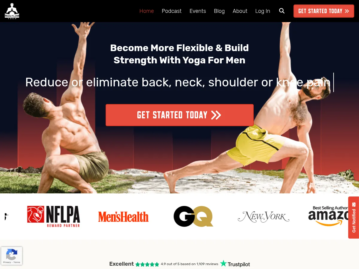 Man Flow Yoga Screenshot