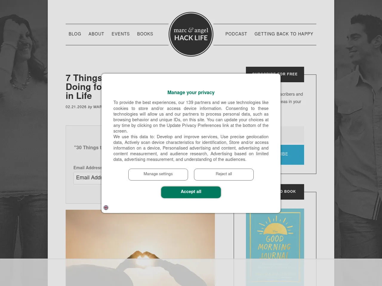 Marc and Angel Hack Life