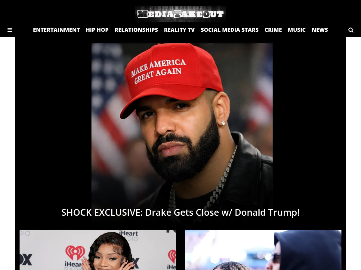 Media Takeout News Screenshot