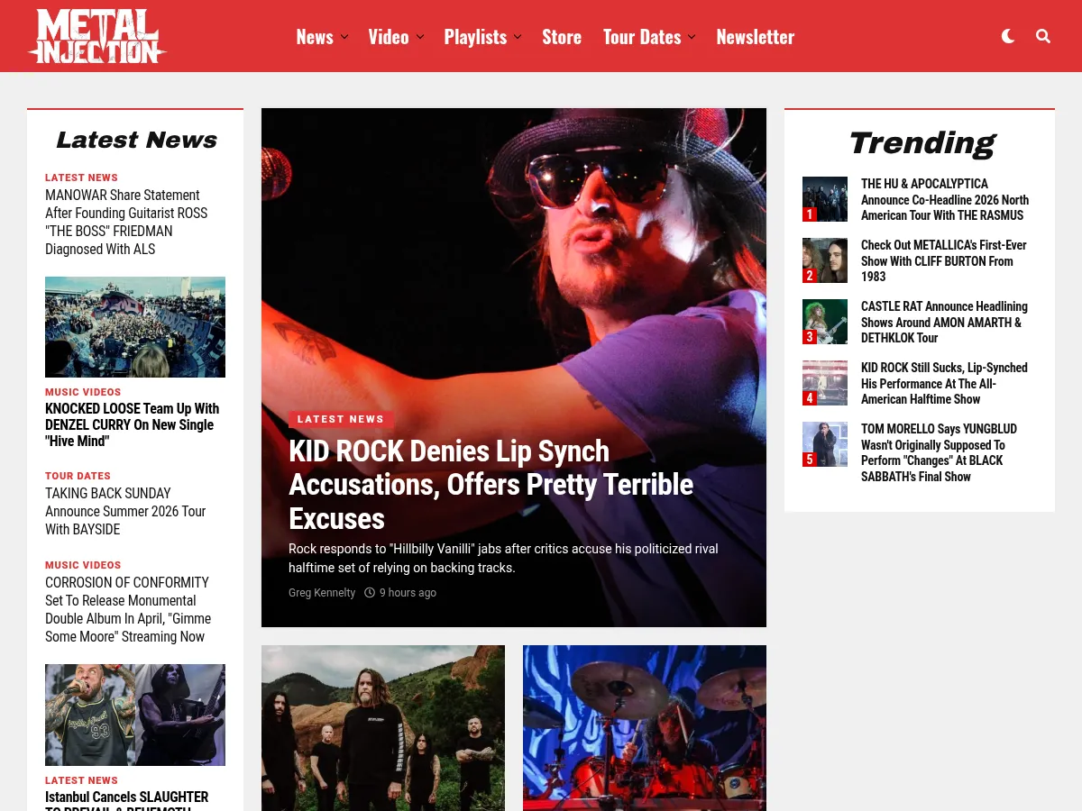 Metal Injection Screenshot