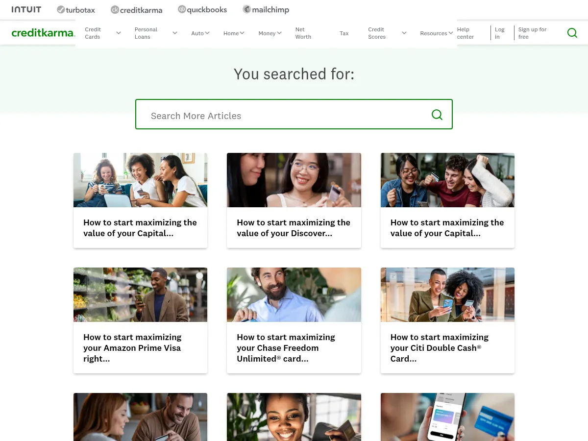 MintLife Blog Screenshot