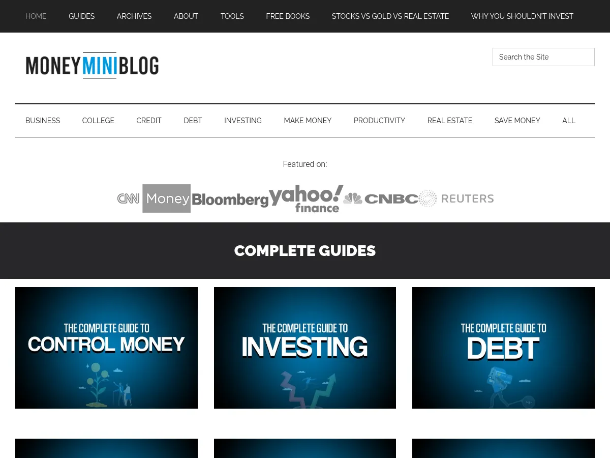 Money Mini Blog Screenshot