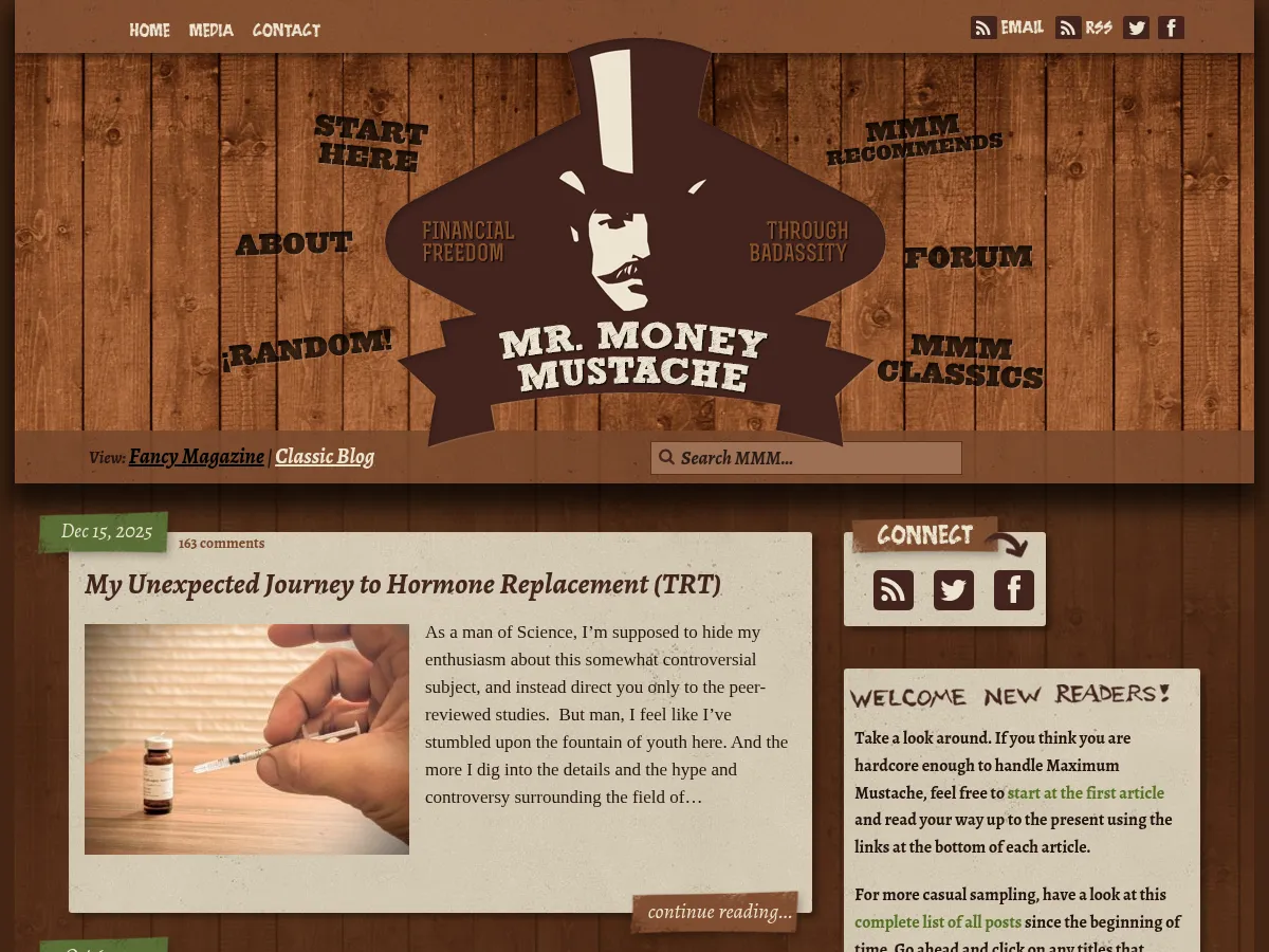 Mr. Money Mustache Screenshot