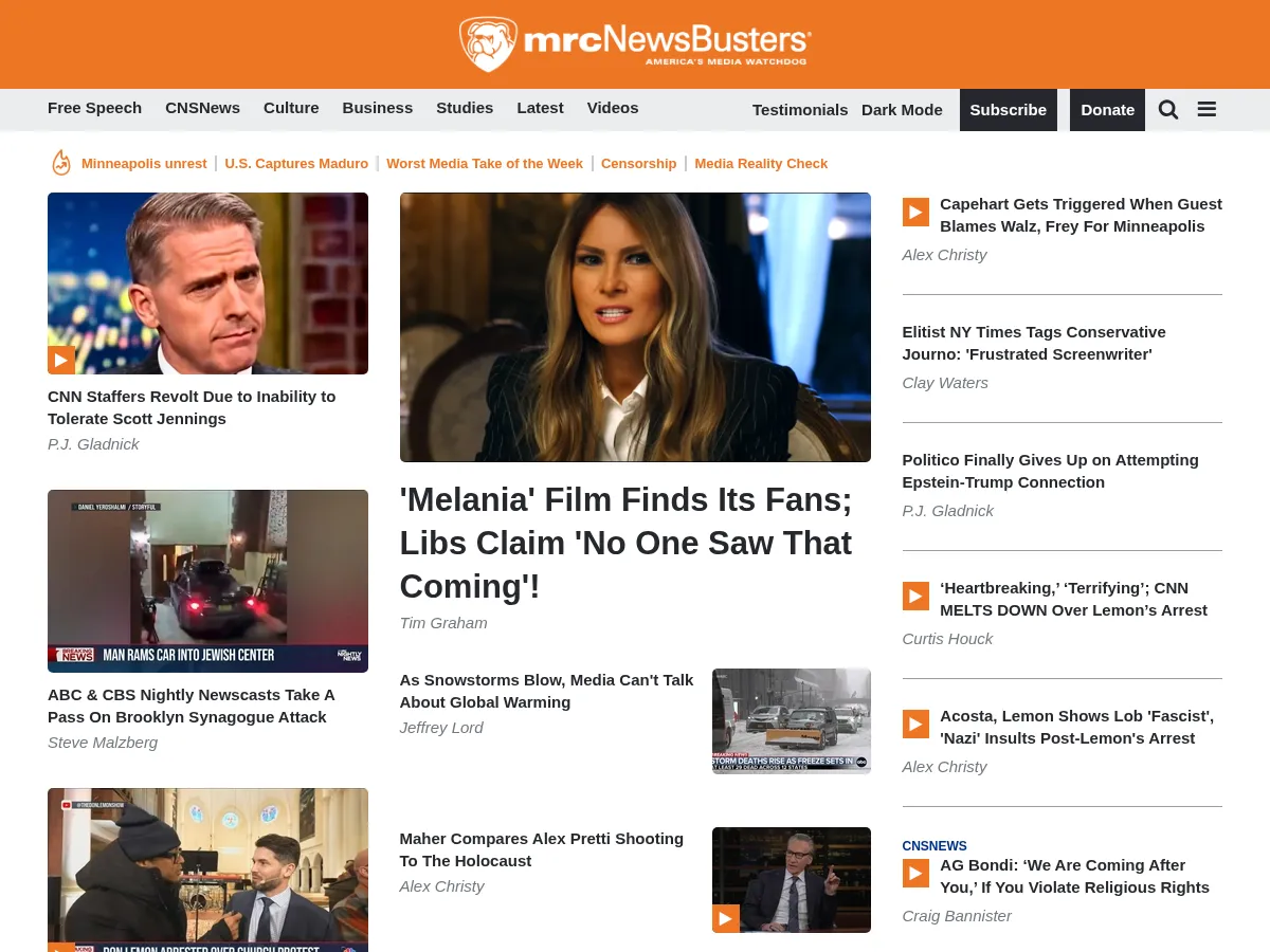 Newsbusters Screenshot