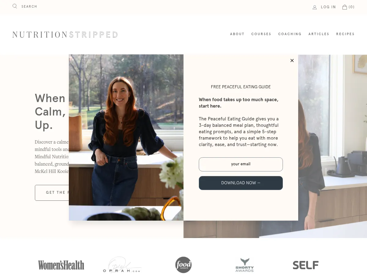 Nutrition Stripped Screenshot