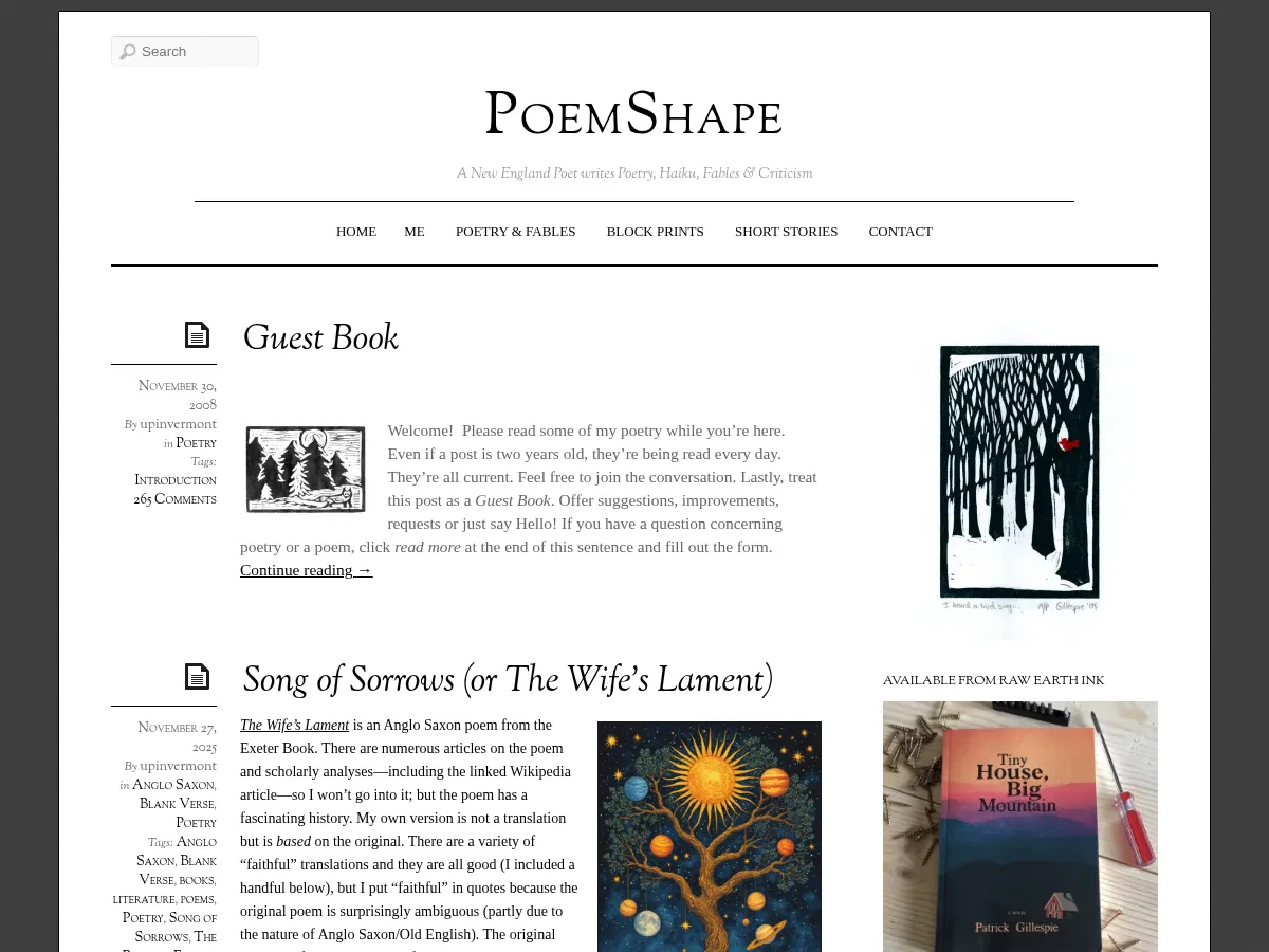 Poem Shape Screenshot