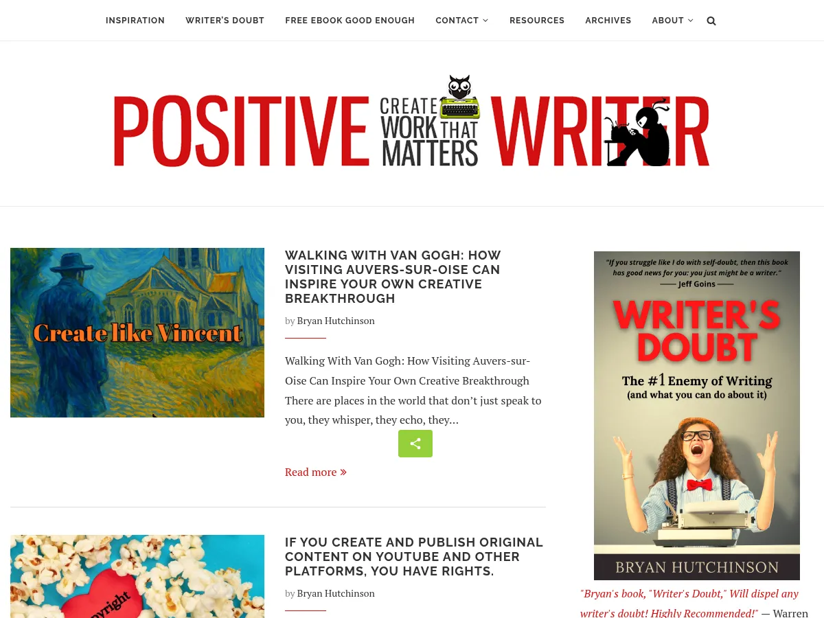 Positive Writer Screenshot