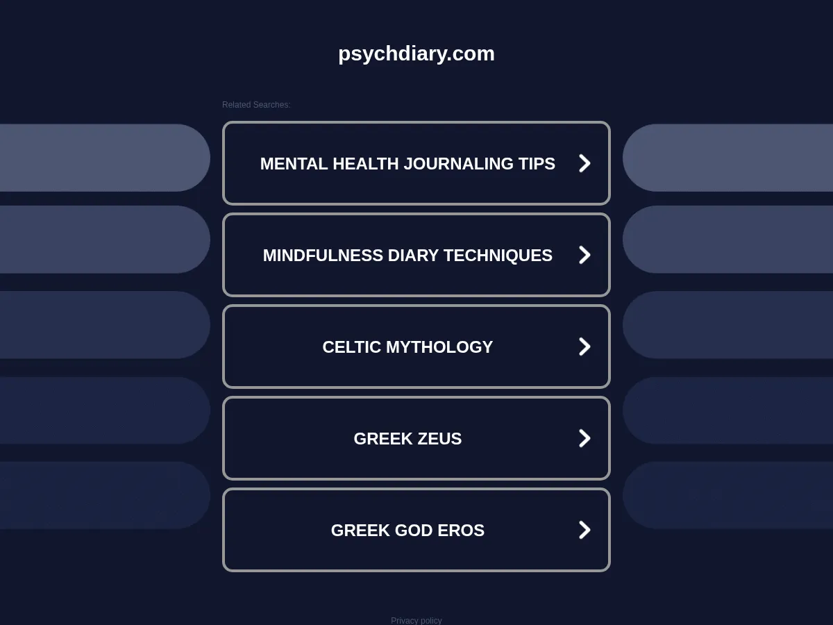 PyschDiary Screenshot