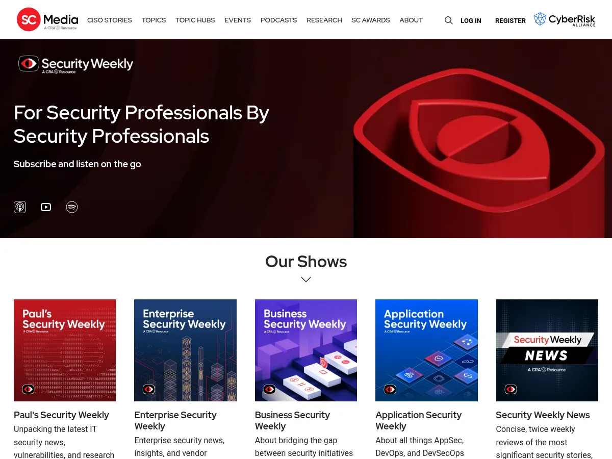Security Weekly Screenshot