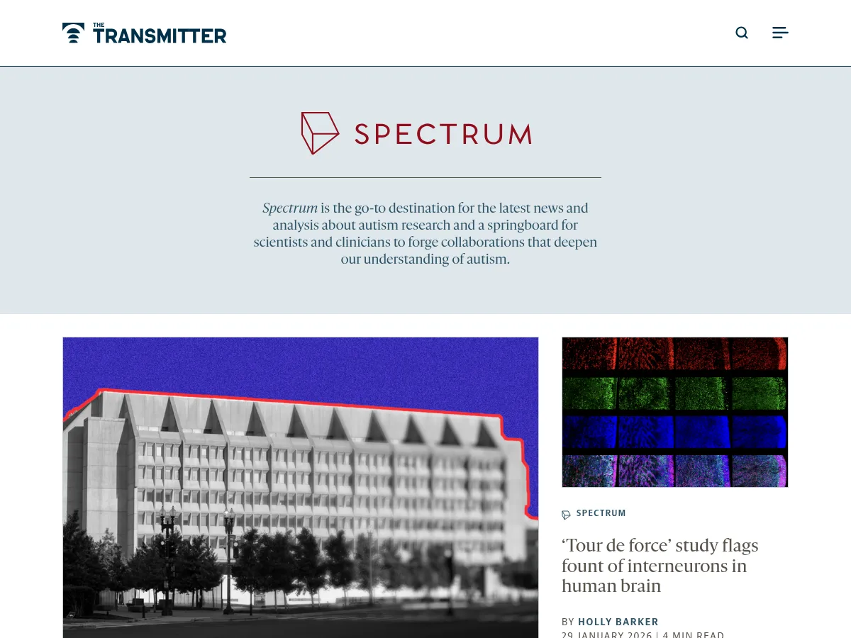 Spectrum Blog Screenshot
