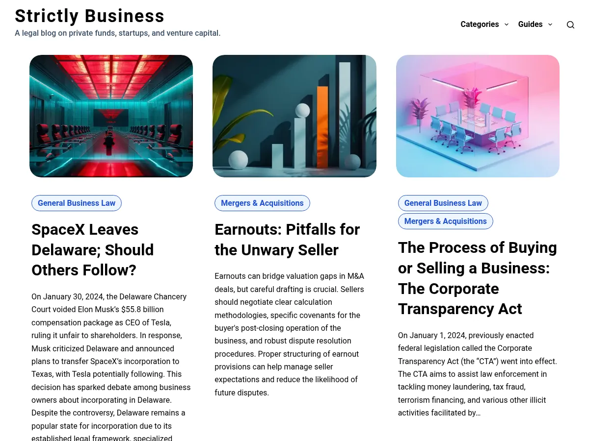 Strictly Business Screenshot