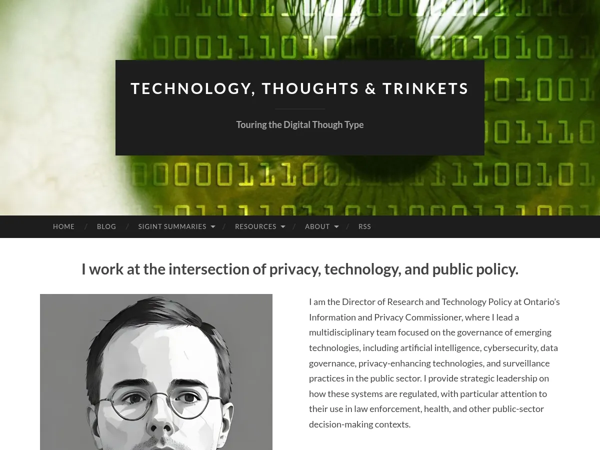 Technology, Thoughts & Trinkets Screenshot