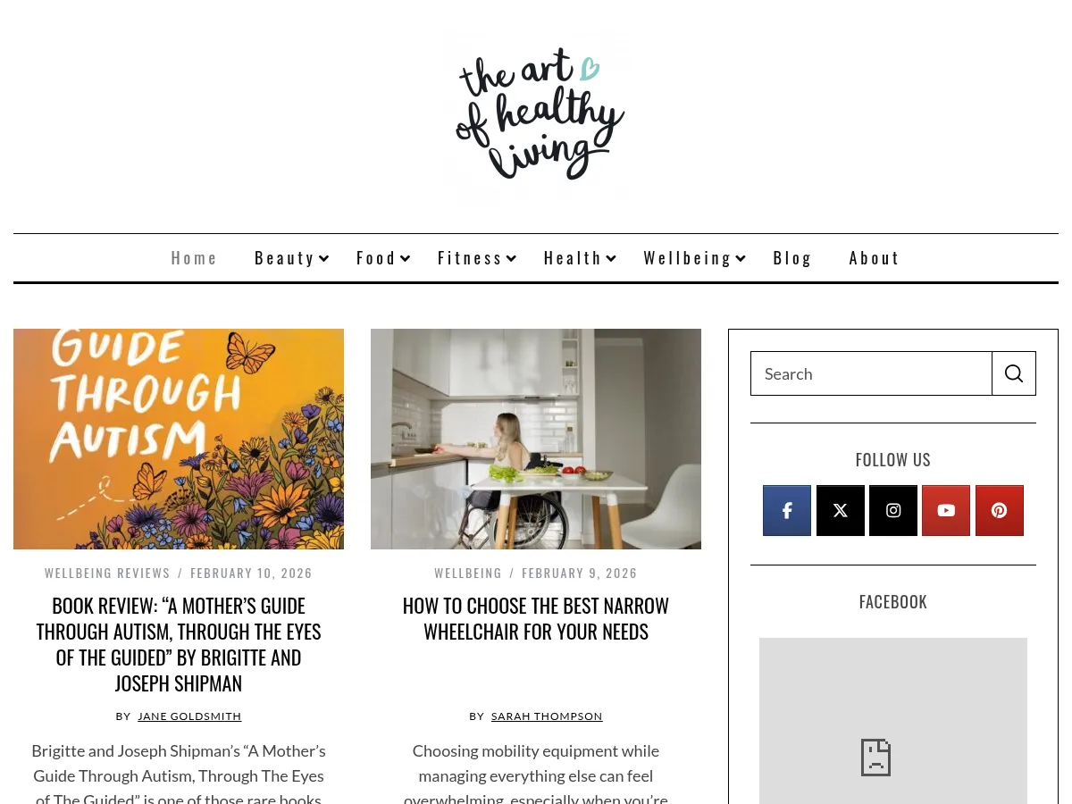 The Art of Healthy Living Screenshot