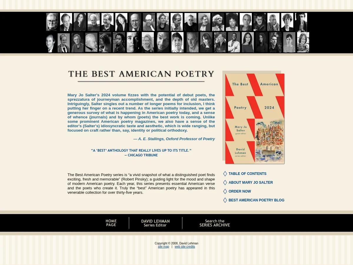 The Best American Poetry Screenshot