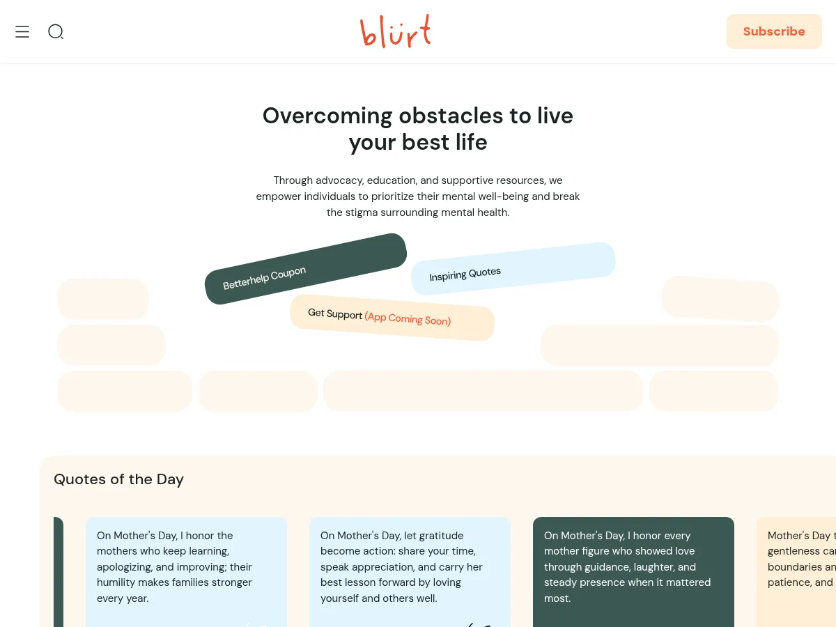 The Blurt Foundation Screenshot