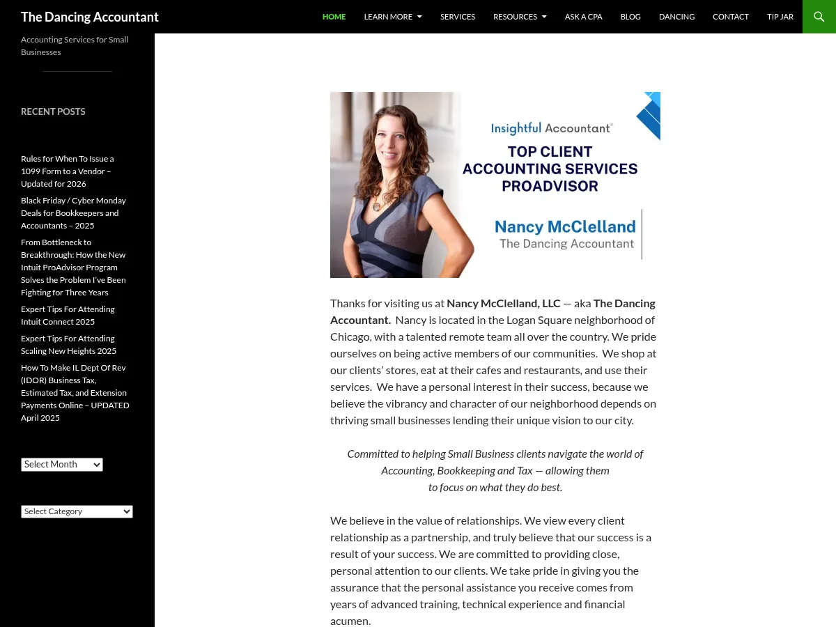 The Dancing Accountant Screenshot