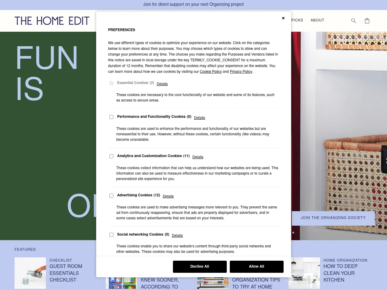 The Home Edit Screenshot