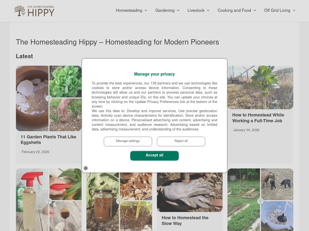The Homesteading Hippy