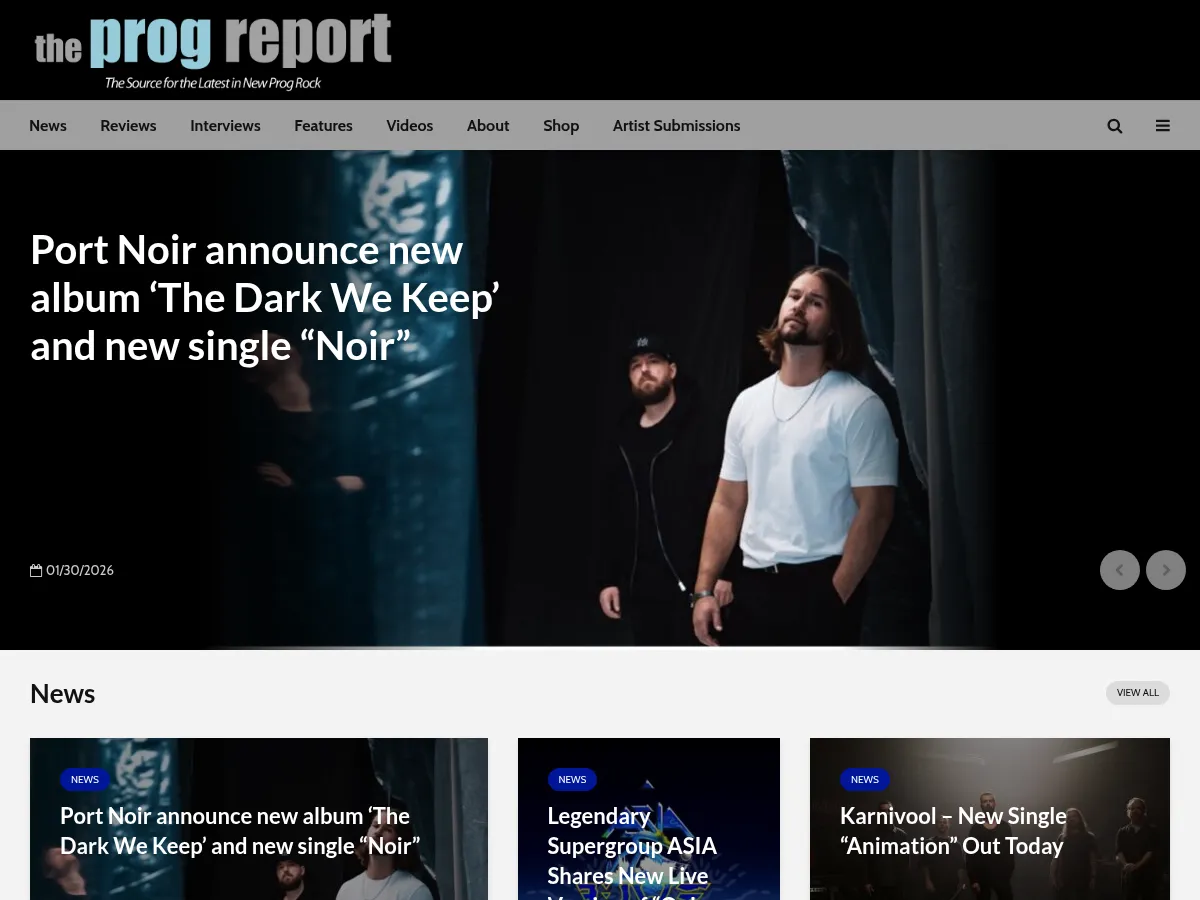 The Prog Report Screenshot