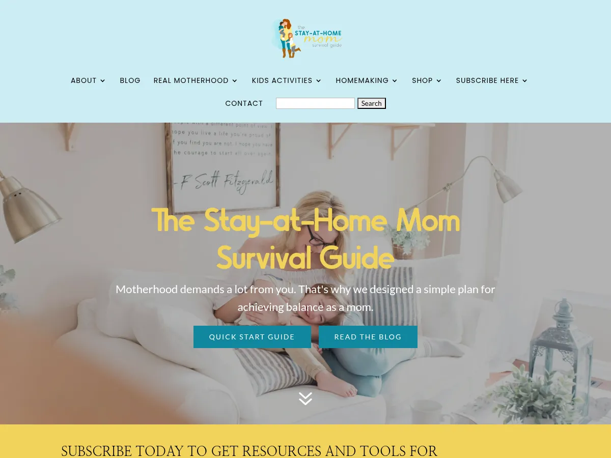 The Stay At Home Mom Survival Guide Screenshot