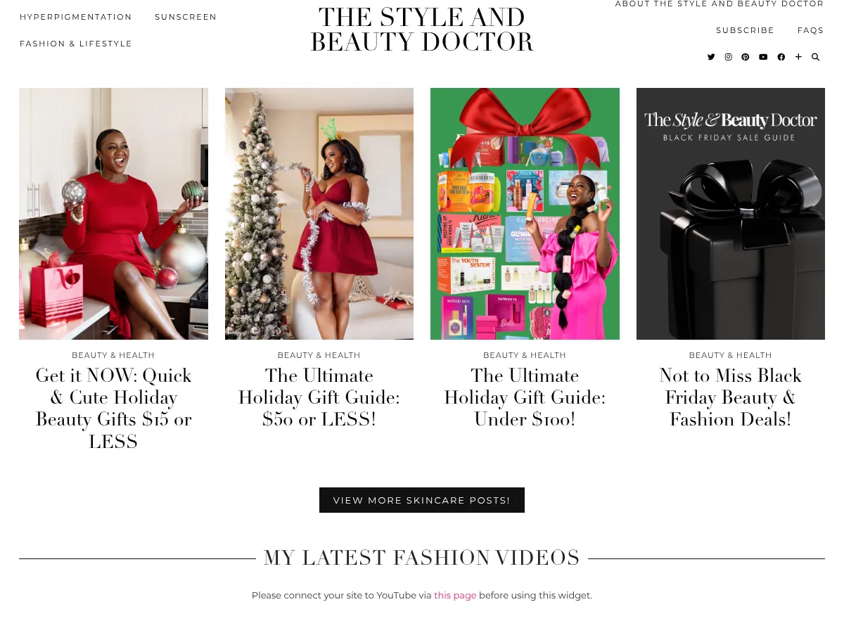 The Style & Beauty Doctor Screenshot