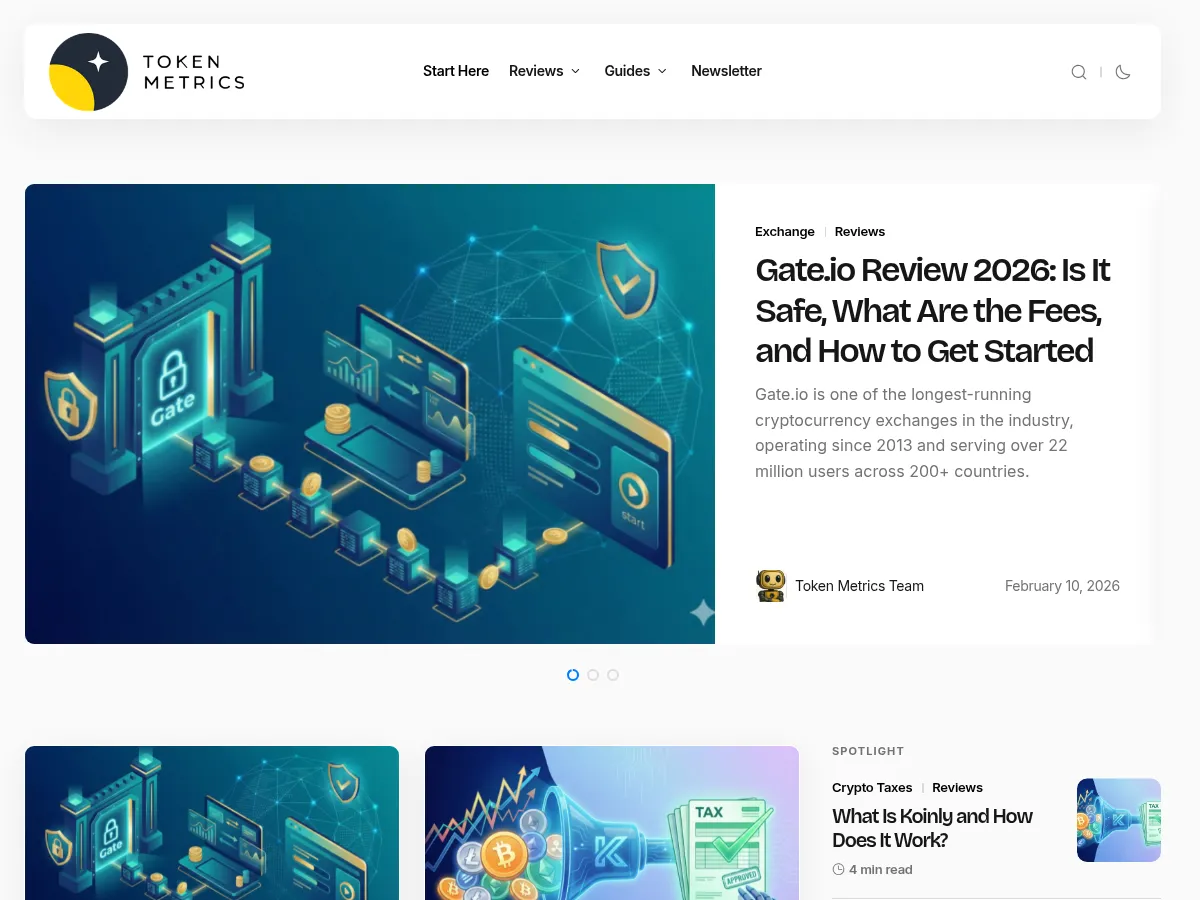 Token Metrics Screenshot