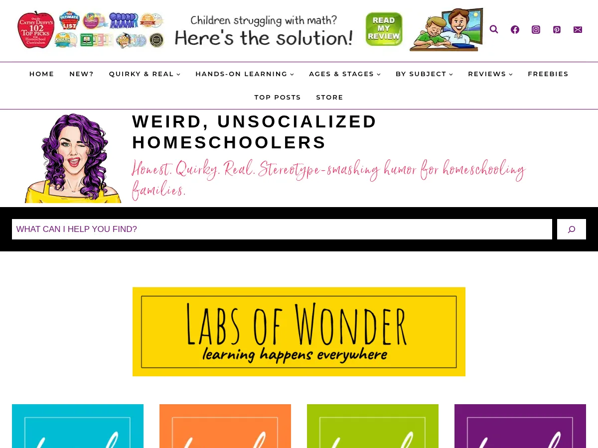 Weird Unsocialized Homeschoolers Screenshot