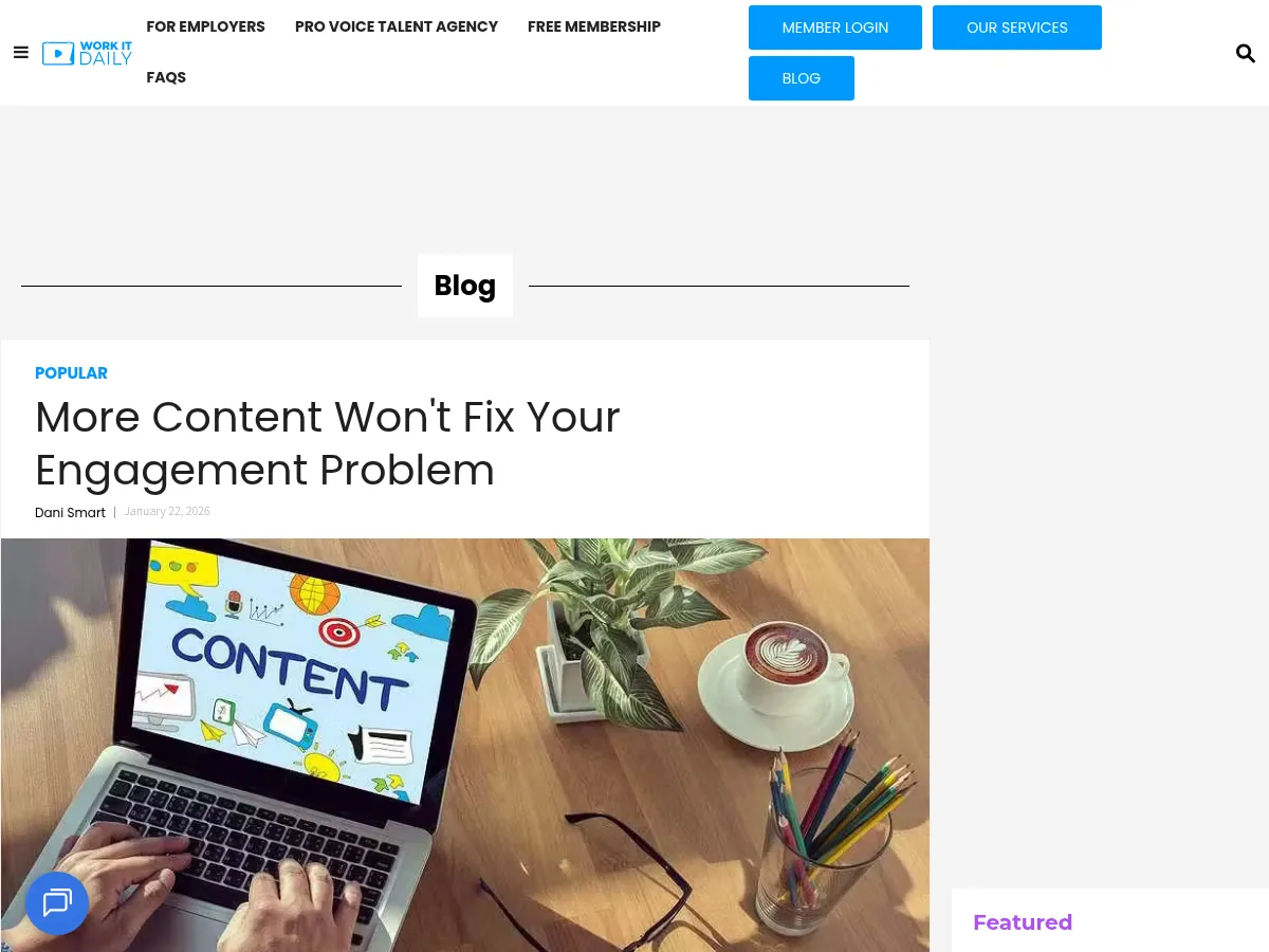 Work It Daily Screenshot