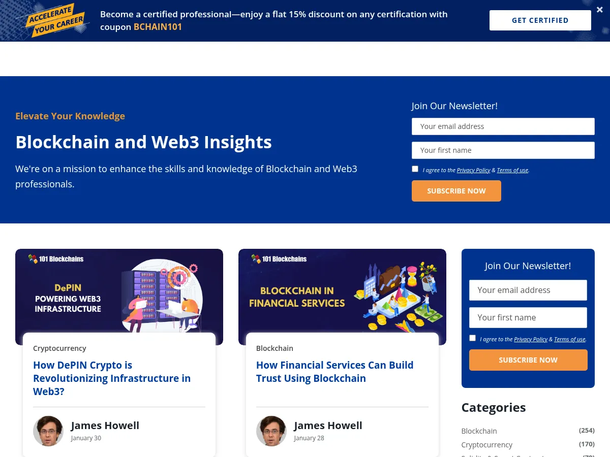 101 Blockchains Screenshot