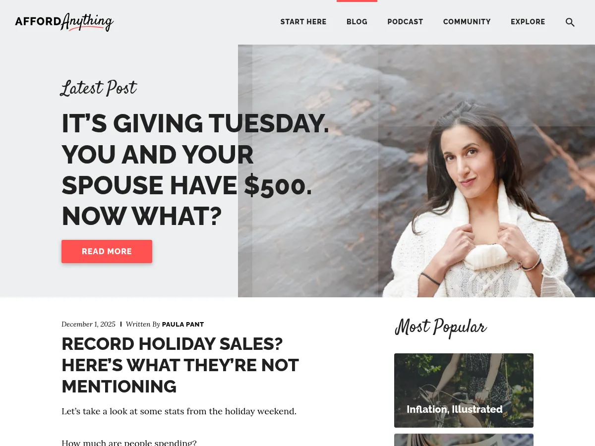 Afford Anything Screenshot