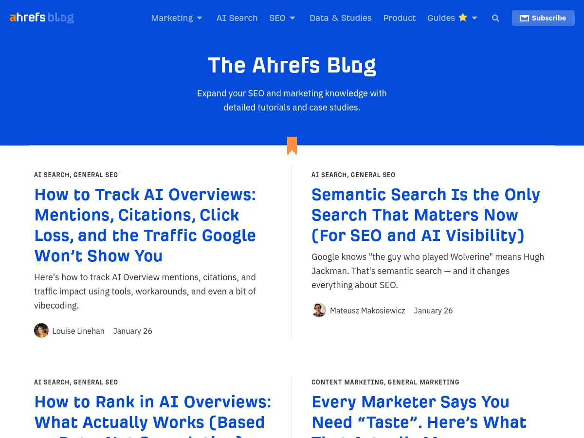 Ahrefs Screenshot