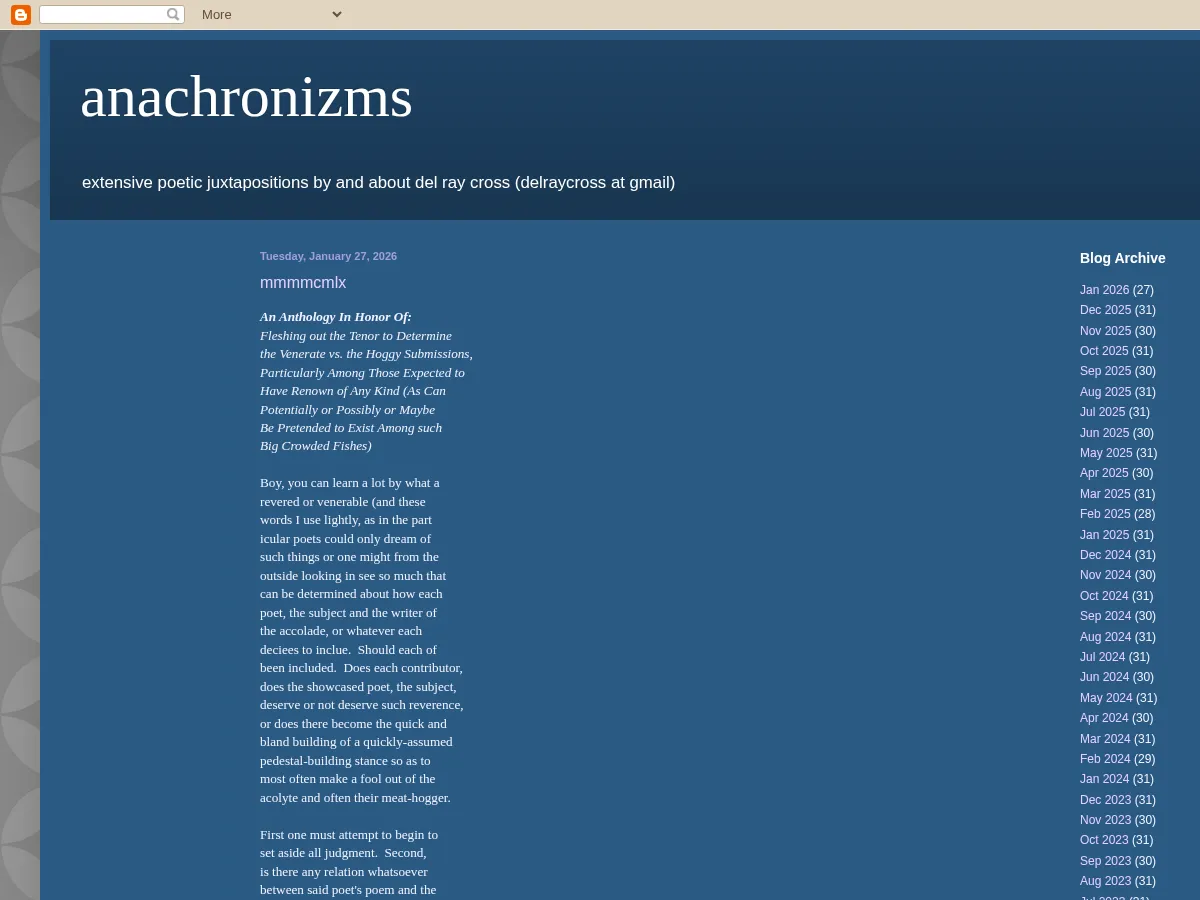 Anachronizms Screenshot