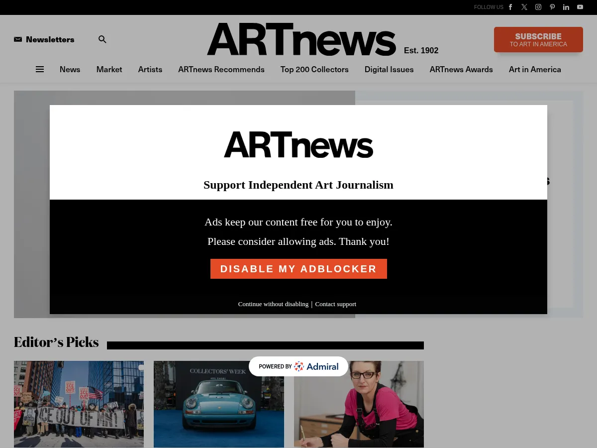 Art News Screenshot