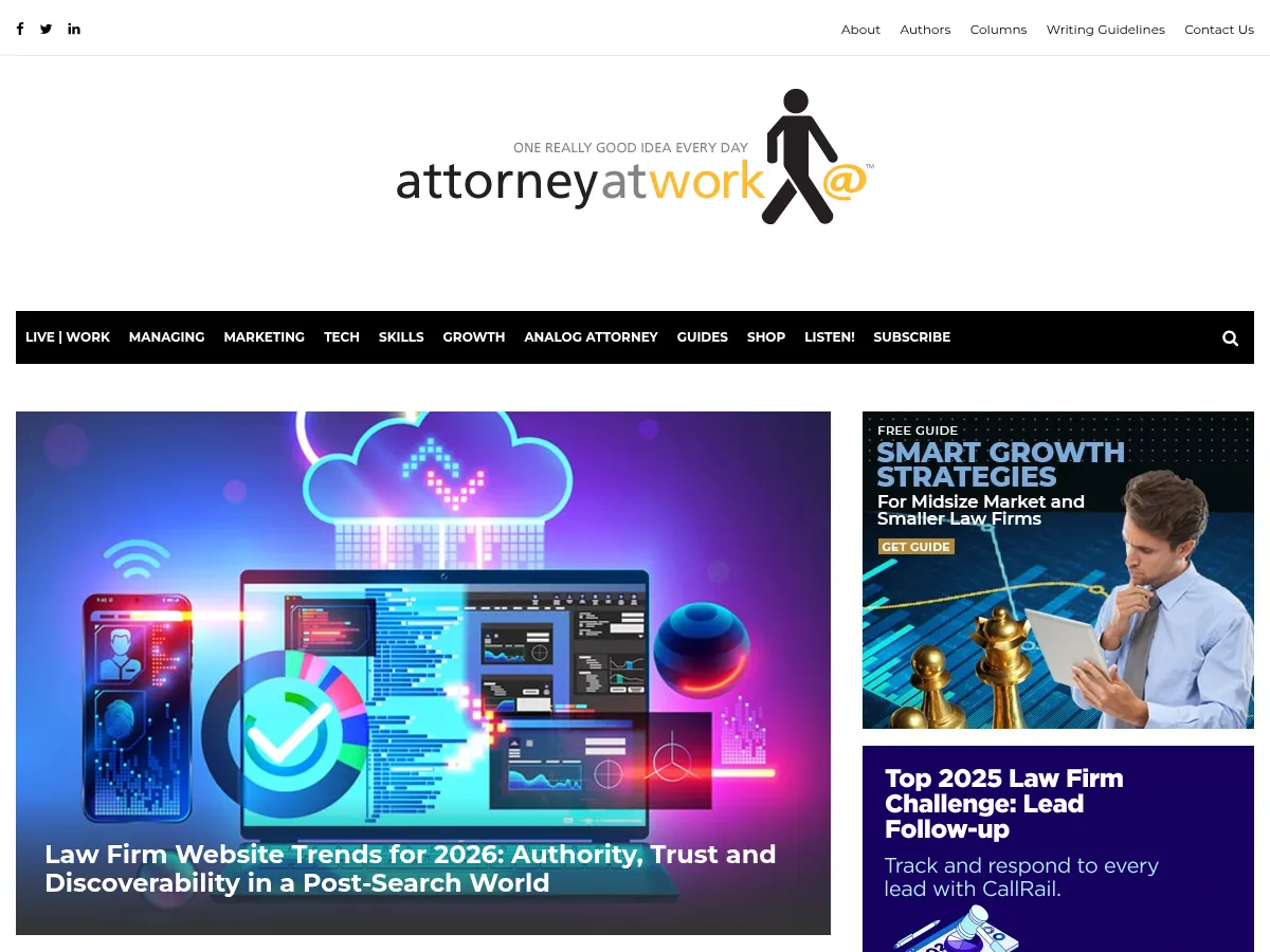 Attorney at Work Screenshot