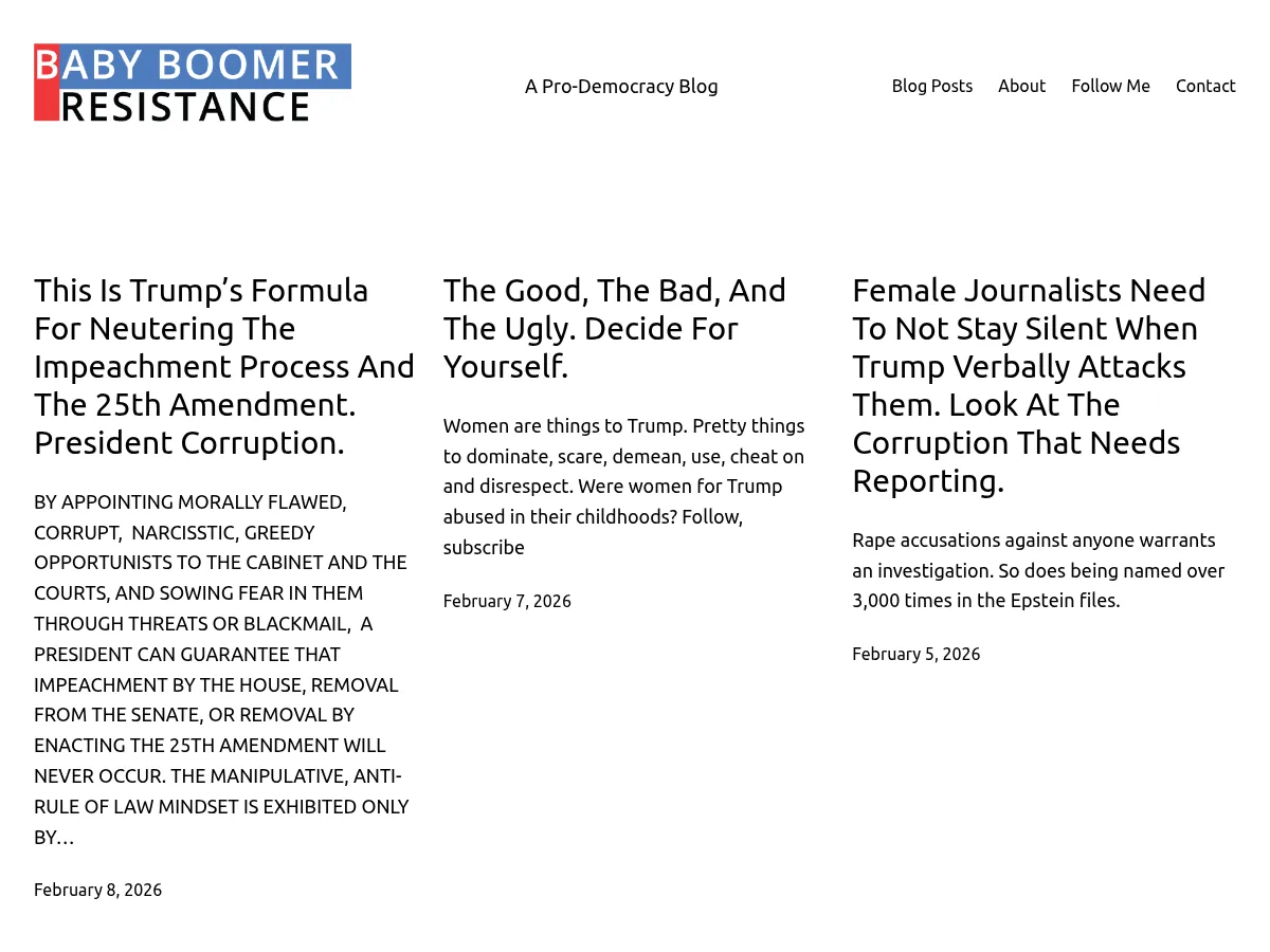 Baby Boomer Resistance Screenshot