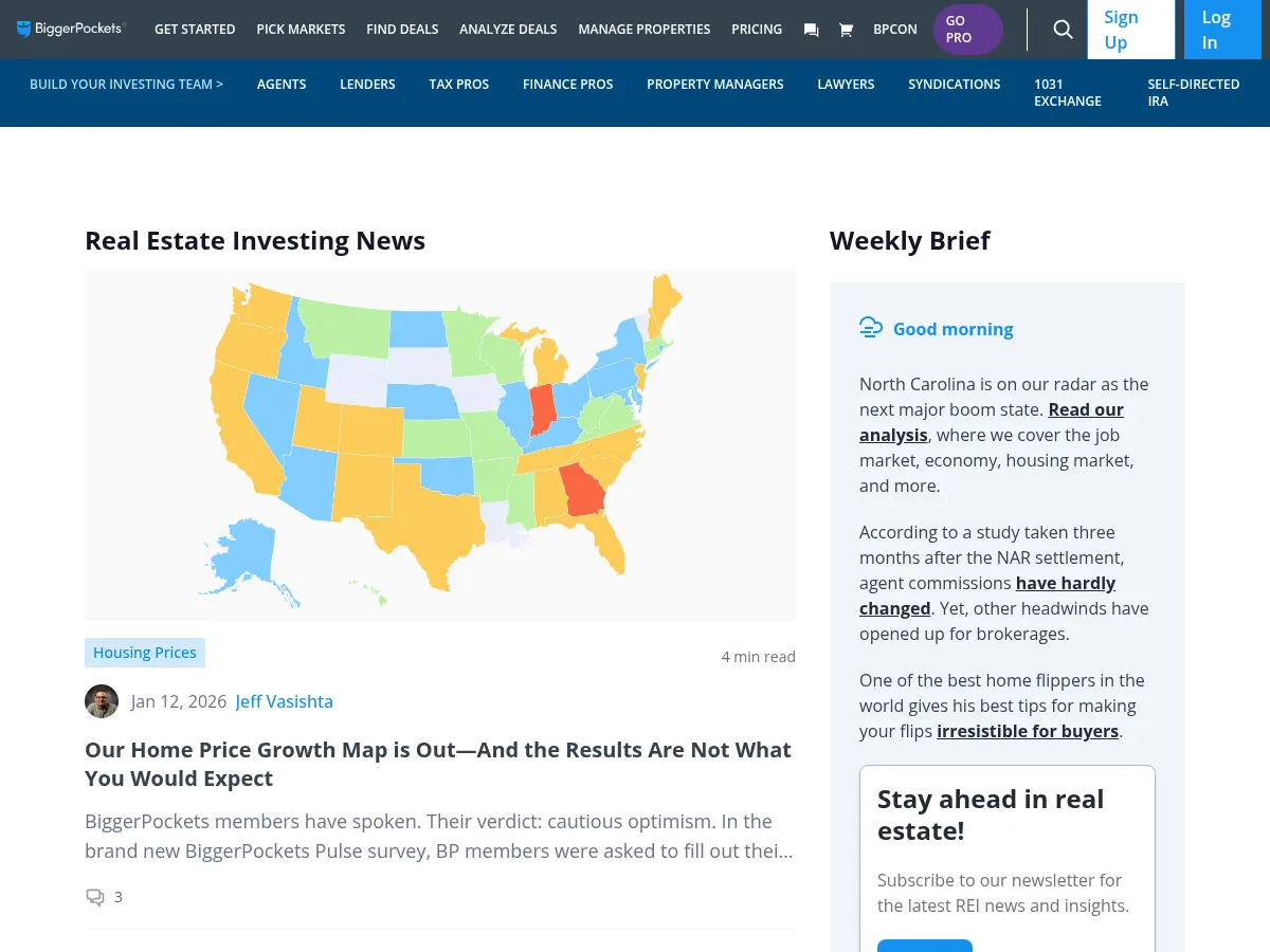 Bigger Pockets Screenshot