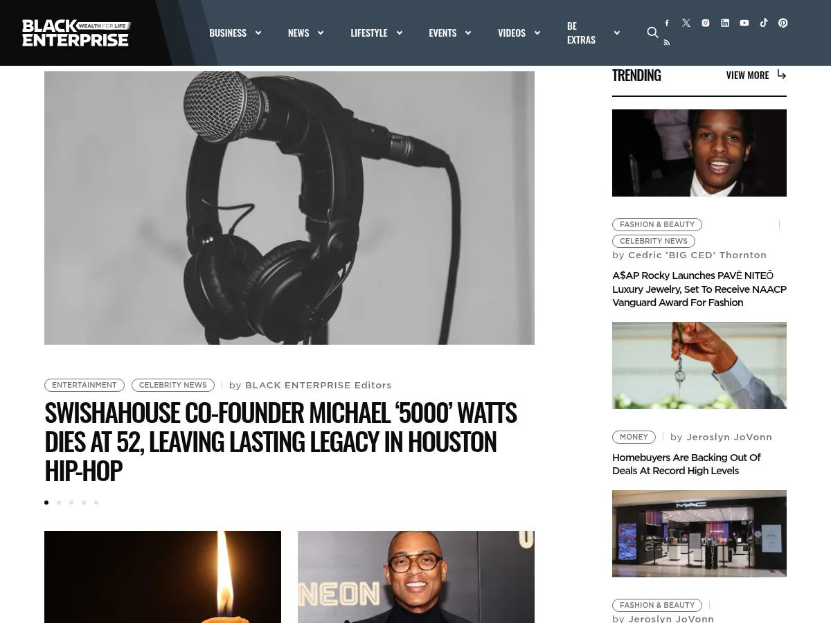 Black Enterprise Screenshot