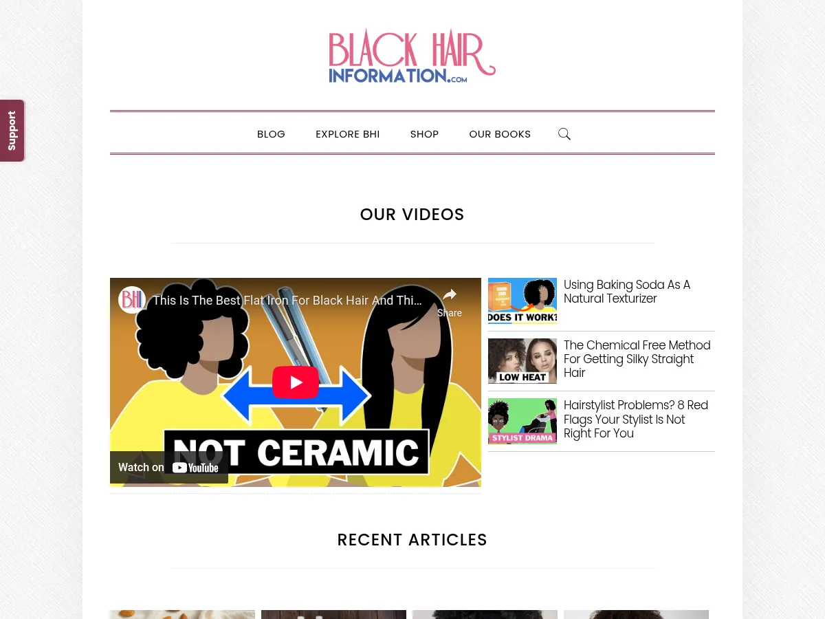 Black Hair Information Screenshot