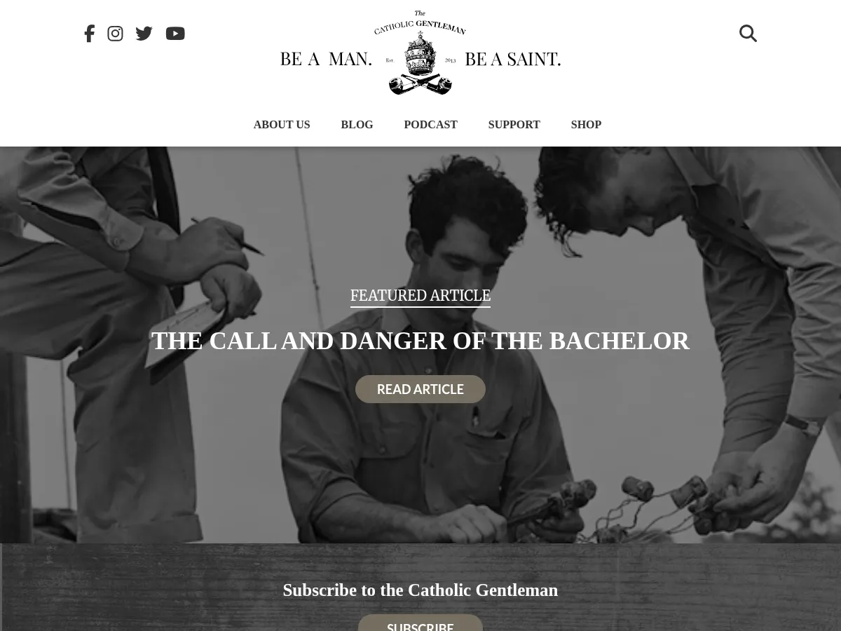 Catholic Gentleman Screenshot