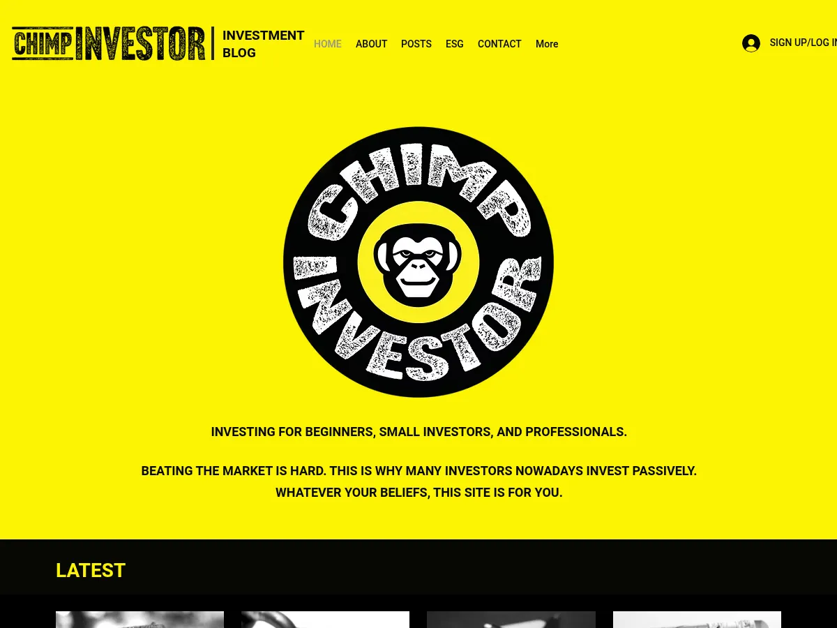Chimp Investor Screenshot
