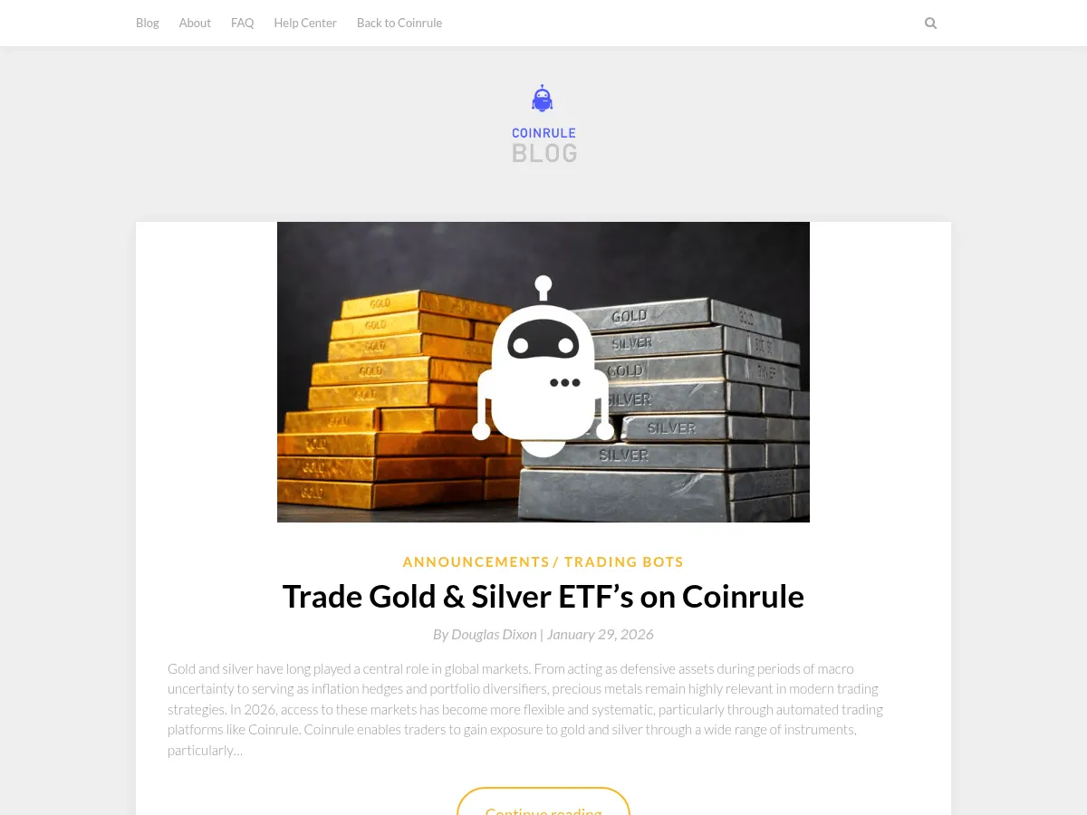 CoinRule Screenshot