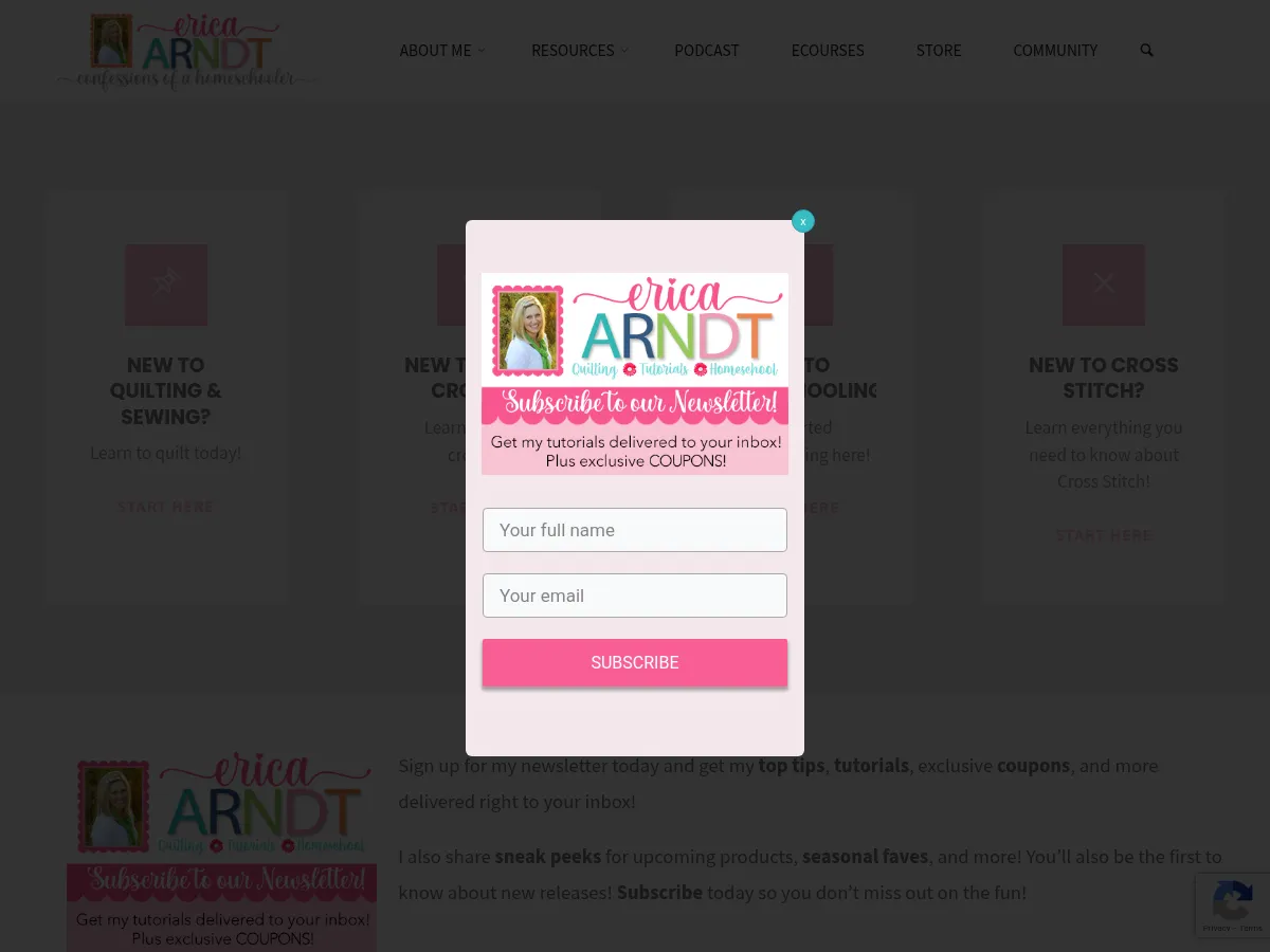 Confessions of a Homeschooler Screenshot