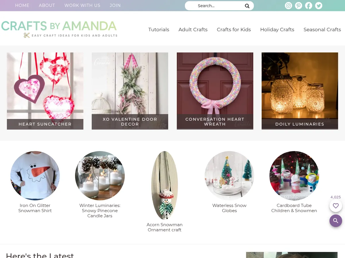 Crafts By Amanda Screenshot