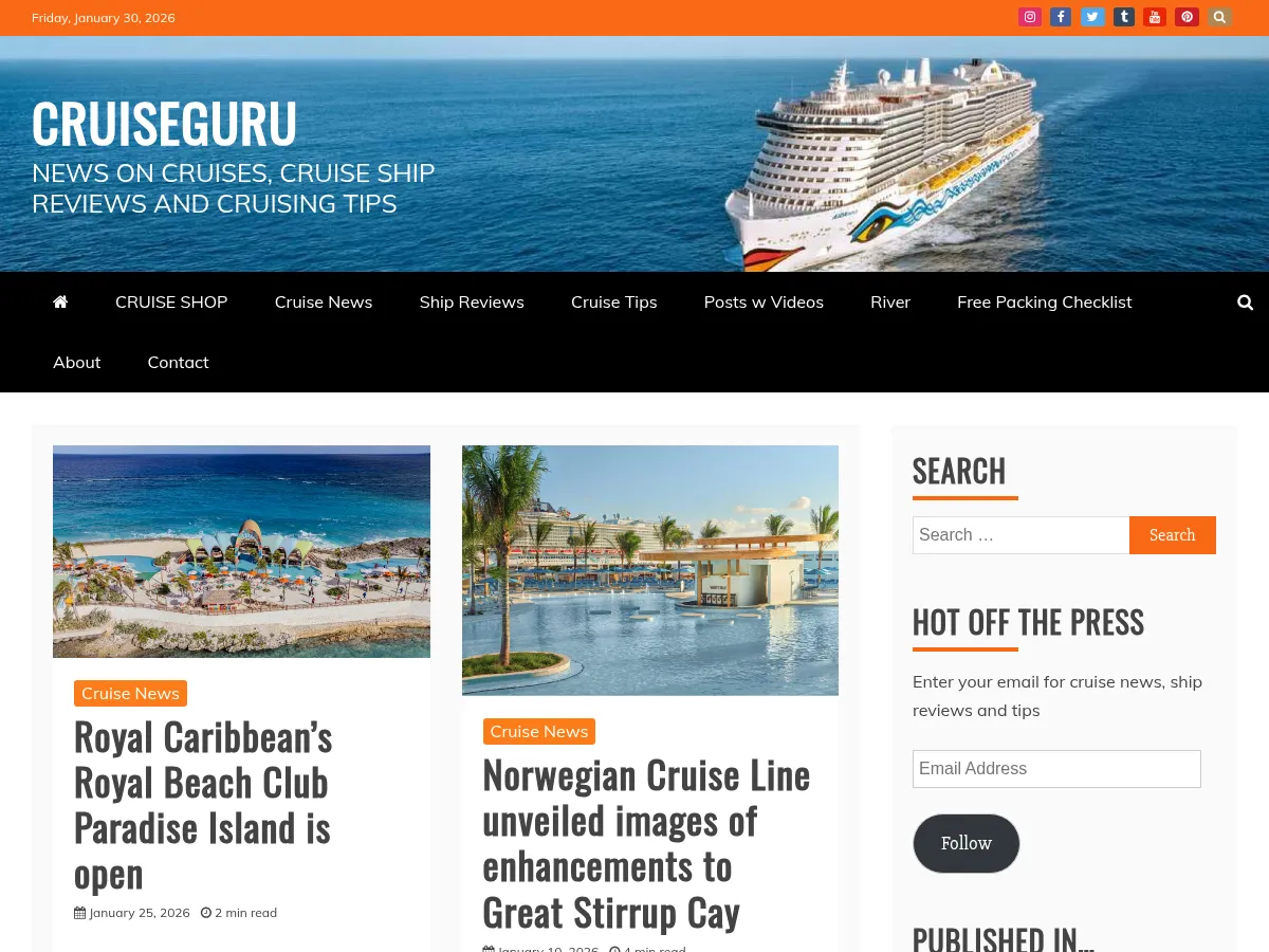 Cruise Guru Screenshot