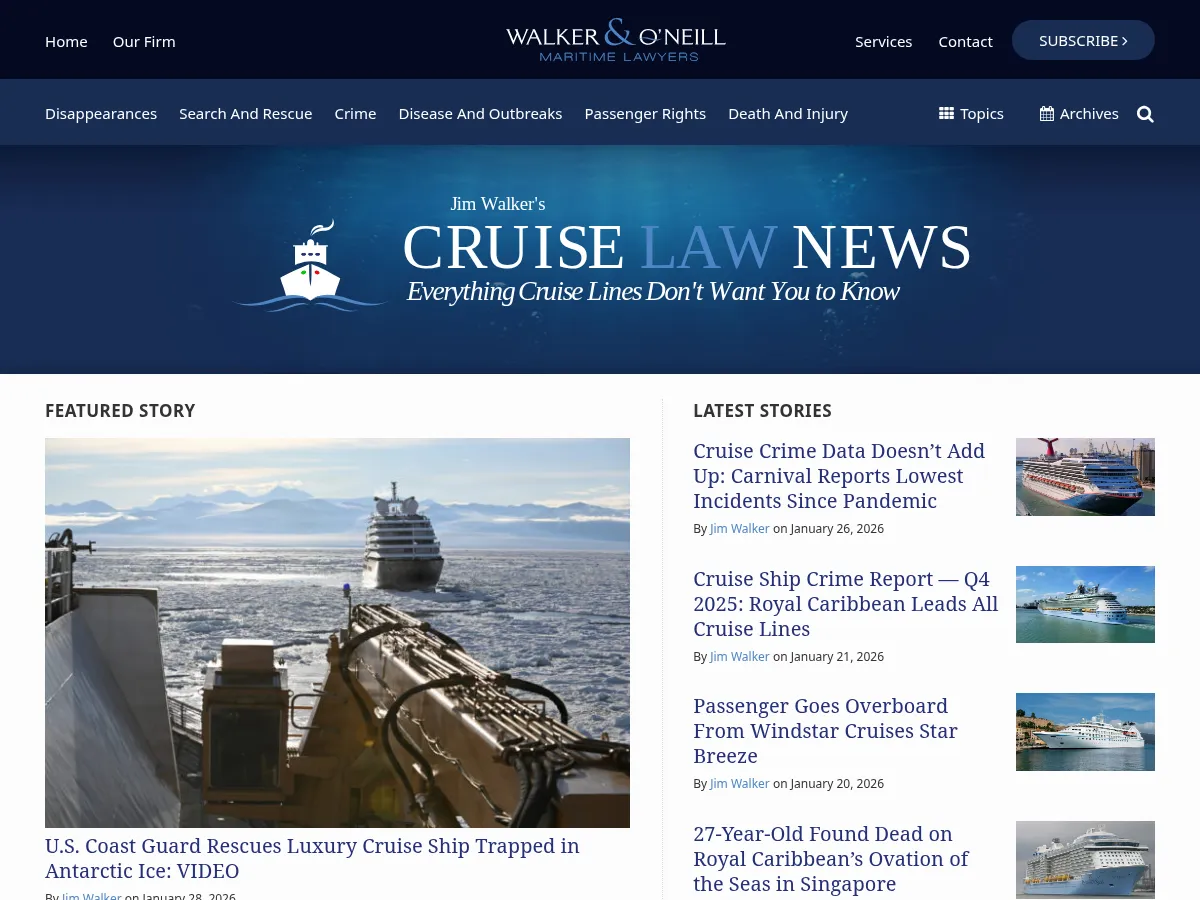 Cruise Law News Screenshot
