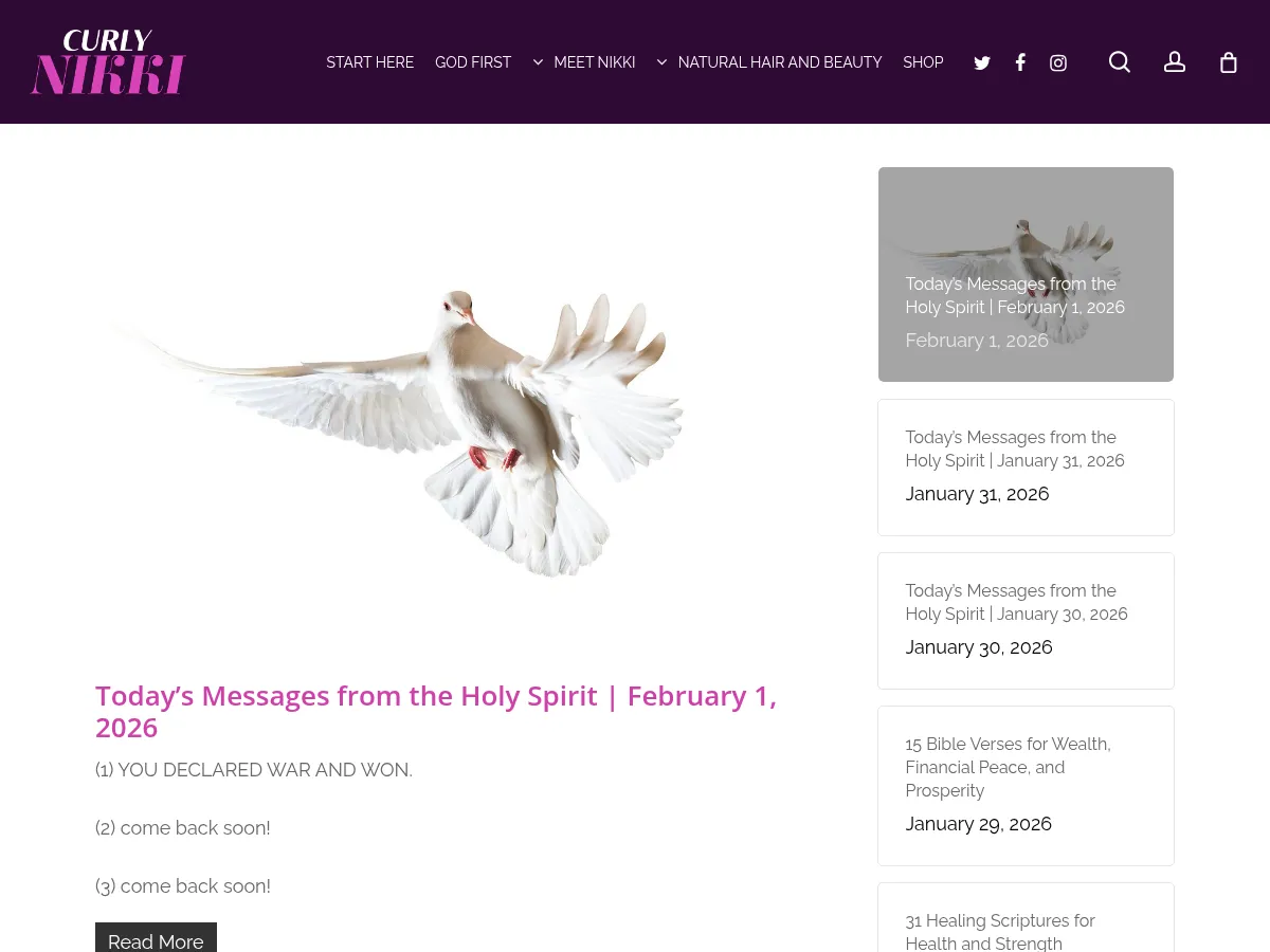 Curly Nikki Screenshot