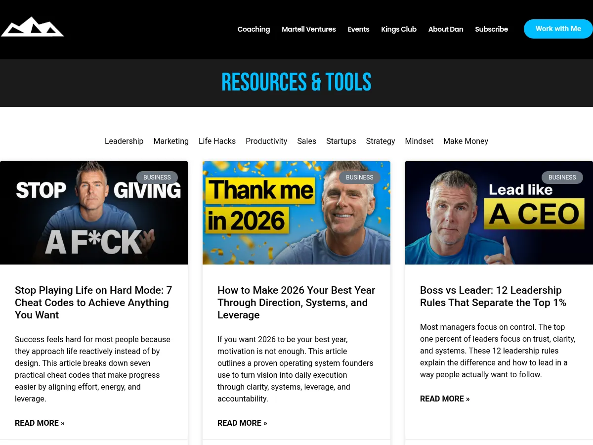 Dan Martell Screenshot