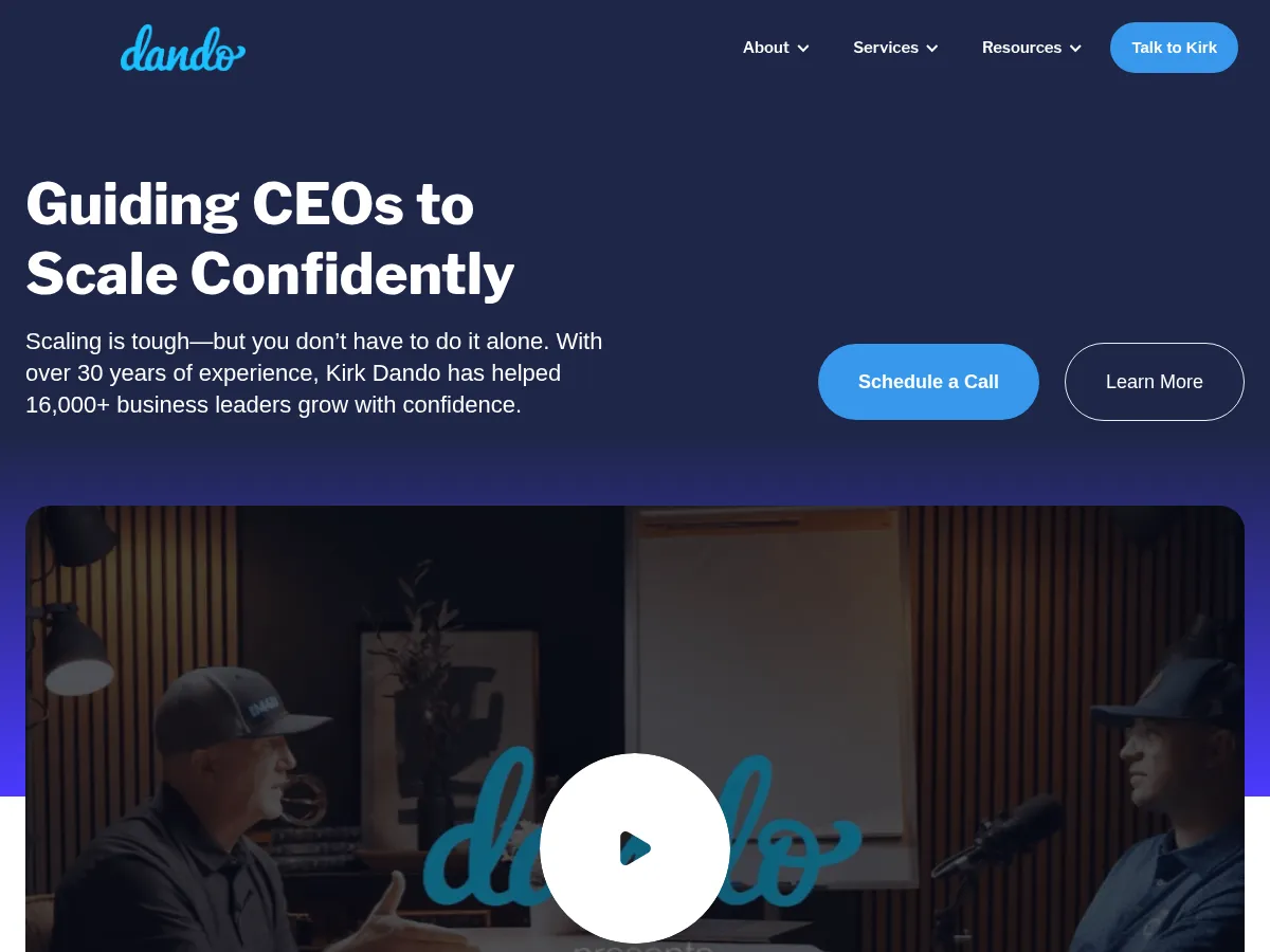 Dando Advisors Screenshot