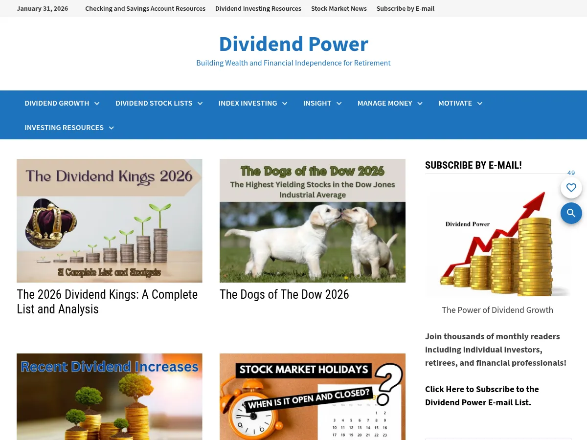 Dividend Power Screenshot
