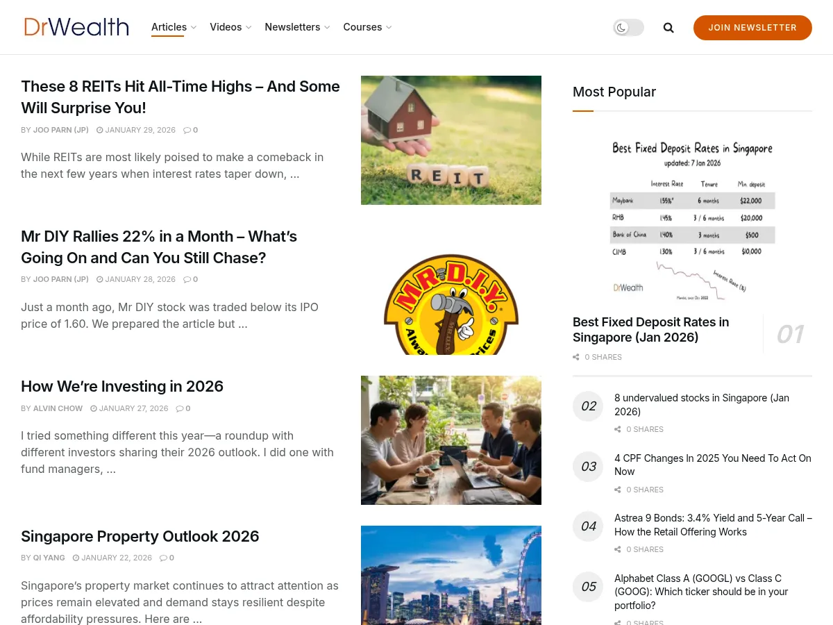 Dr. Wealth Screenshot